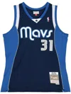 Mitchell & Ness "nba Dallas Mavericks Jason Terry 2011" Swingman Jersey Vest Top In Blue