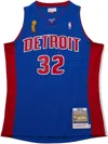 Mitchell & Ness Nba Dark "pistons 2003 Richard Hamilton" Jersey In Blue