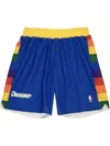Mitchell & Ness "nba Denver Nuggets 91" Basketball Shorts In Blue