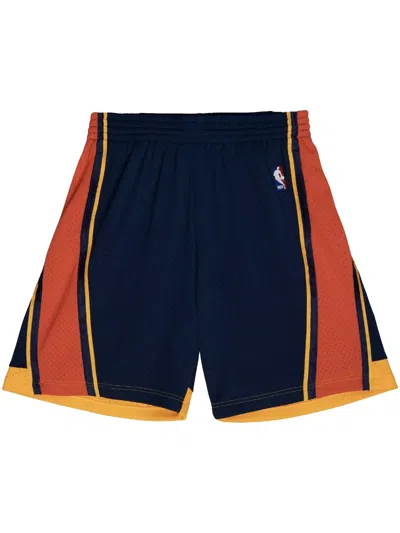 Mitchell & Ness "nba Golden State Warriors 2002" Basketball Shorts In Blue