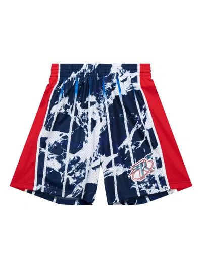 Mitchell & Ness Nba Houston Rockets 1996 Team Marble Swingman Shorts