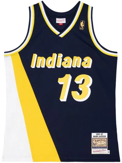 Mitchell & Ness "nba Indiana Pacers 96 Mark Jackson" Basketball Jersey In Blue