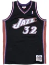 Mitchell & Ness Men's Basketball Tank Top Nba Swingman Jersey Hardwood Classics No 32 Karl Malone 1998-99 Utajaz In Black