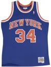 Mitchell & Ness "nba Knicks 91 Charles Oakley" Basketball Jersey In Blue
