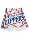Mitchell & Ness "nba La Clippers" Blown Out Shorts In White