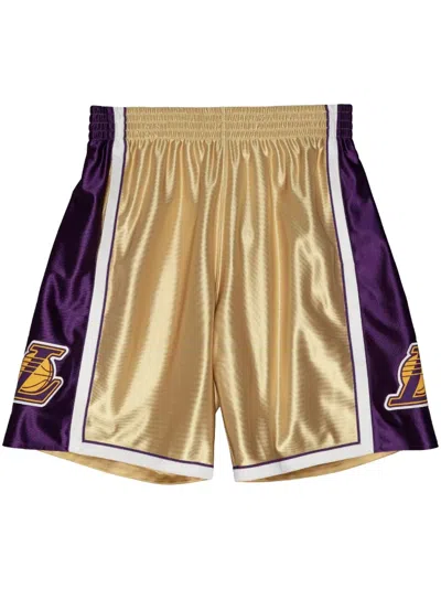 Mitchell & Ness "nba La Lakers 2009" 75th Swingman Shorts In Gold