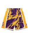 Mitchell & Ness Nba La Lakers 2009 Team Marble Swingman Shorts