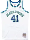 Mitchell & Ness Men's Basketball Tank Top Nba Swingman Jersey Hardwood Classics No 41 Dirk Nowitzki 1998-99 Dalmav H In White