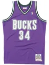 Mitchell & Ness "nba Milwaukee Bucks 2000 Ray Allen" Authentic Jersey Vest Top In Purple