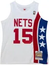 Mitchell & Ness Men's Basketball Tank Top Nba Alternate Jersey No 15 Vince Carter Nejnet White/original Team Colors In White
