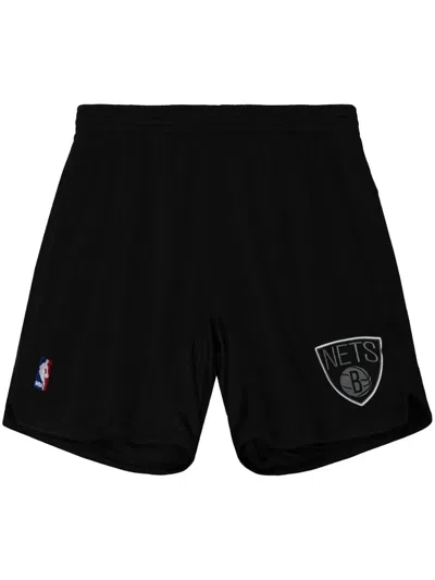 Mitchell & Ness "nba New Jersey Nets 2012" Christmas Day Basketball Shorts In Black