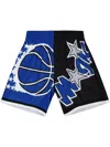 Mitchell & Ness Men's Royal Orlando Magic Big Face 5.0 Fashion Shorts In Blue