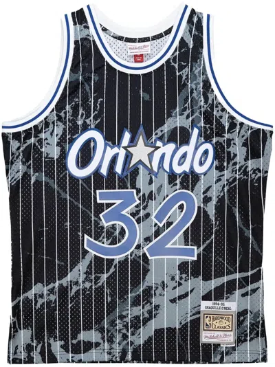Mitchell & Ness "nba Orlando Magics 1994 Shaquille O'neal" Marble Swingman Jersey Waistcoat Top In Black