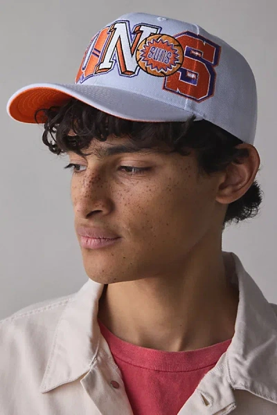 Mitchell & Ness Nba Phoenix Suns Hyper Type Logo Hat In White, Men's At Urban Outfitters