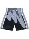 Mitchell & Ness "nba San Antonio Spurs 1998" Hyper Hoops Swingman Shorts In Black