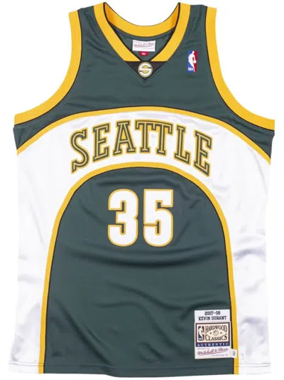 Mitchell & Ness "nba Seattle Supersonics 07 Kevin Durant" Basketball Jersey In Green
