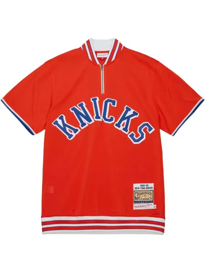Mitchell & Ness Nba Shooting "knicks 1968" T-shirt In Orange