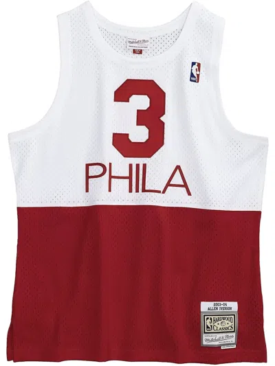 Mitchell & Ness Nba Swingman "76ers 2003 Allen Iverson" Jersey In Red