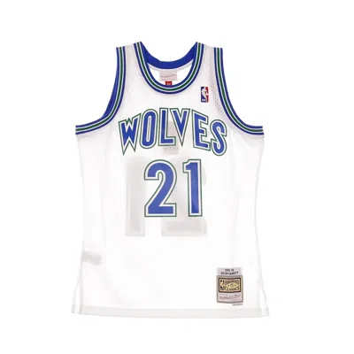 Mitchell & Ness Nba Swingman Jersey Hardwood Classics No.21 Kevin Garnett 1995-96 Mintim Home Original Team Colors
