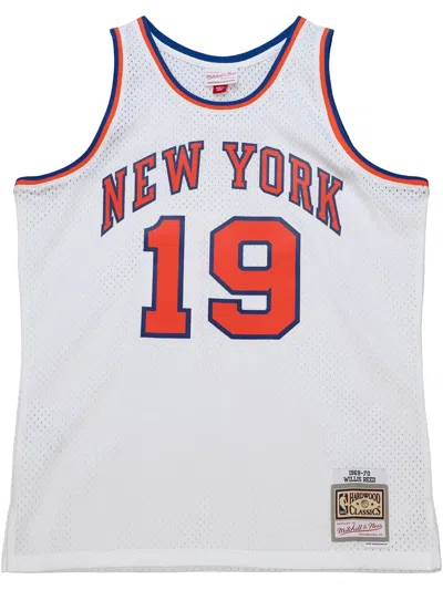 Mitchell & Ness Nba Swingman "knicks 1969 Willis Reed" Jersey In White