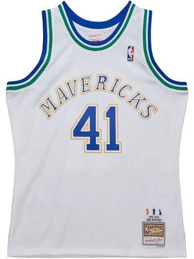 Mitchell & Ness Nba Swingman "mavericks 1998 Dirk Nowitzki" Jersey In White