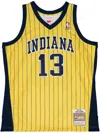 Mitchell & Ness Nba Swingman "pacers 1999 Mark Jackson" Jersey In Yellow