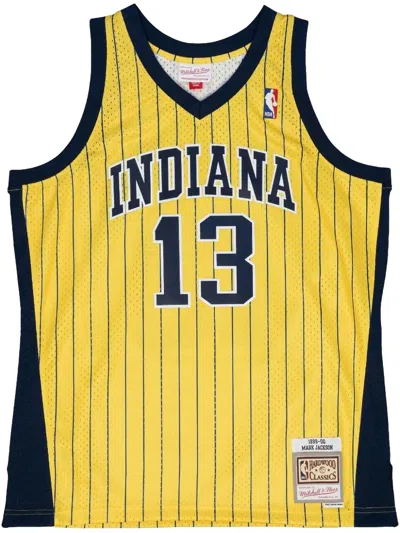 Mitchell & Ness Nba Swingman "pacers 1999 Mark Jackson" Jersey In Yellow