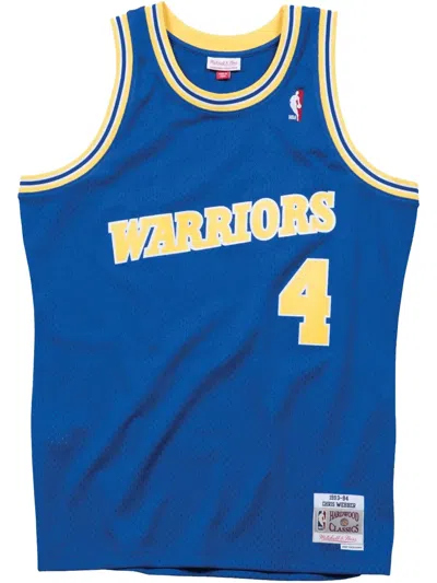 Mitchell & Ness Nba Swingman "warriors Road 93-04 Webber" Jersey In Blue
