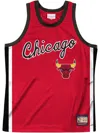 Mitchell & Ness Nba Team Heritage Bulls 75-84 "university Red" Jersey In Red