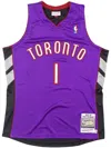 Mitchell & Ness "nba Toronto Raptors 99-00 Tracy Mcgrady" Authentic Jersey In Purple