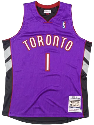 Mitchell & Ness "nba Toronto Raptors 99-00 Tracy Mcgrady" Authentic Jersey In Purple