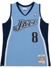 Mitchell & Ness "nba Utah Jazz 2006 Deron Williams" Alternate Jersey Vest Top In Blue