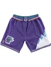 Mitchell & Ness Men's Purple Utah Jazz 1996-97 Hardwood Classics Authentic Shorts