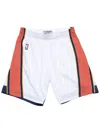 Mitchell & Ness Men's Golden State Warriors Swingman Shorts In White