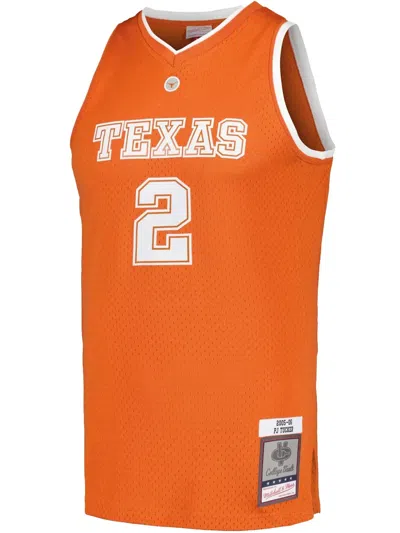 Mitchell & Ness Ncaa Dark "austin 2005 P.j. Tucker" Jersey In Orange