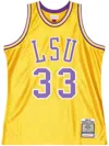 Mitchell & Ness 1990/91 Shaquille O'neal Lsu Tigers Swingman Player Jersey In Yellow