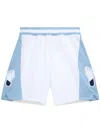 Mitchell & Ness "ncaa North Carolina Tarheels 1983" Basketball Shorts In White