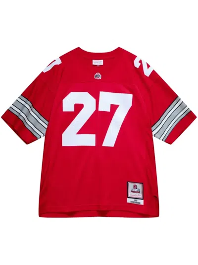 Mitchell & Ness Ncaa Ohio State Buckeyes 1995 Eddie George Jersey In Red