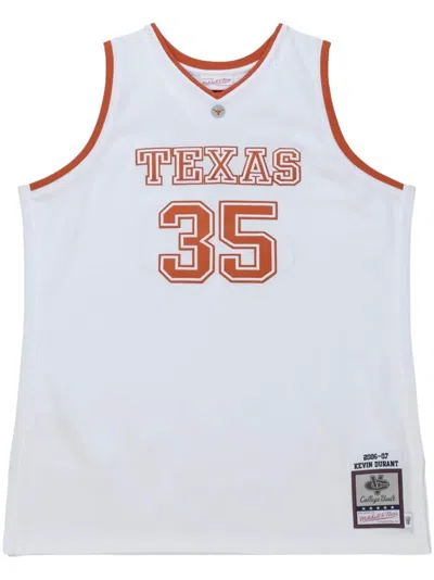 Mitchell & Ness "ncaa Texas Longhorns 2006 Kevin Durant" Basketball Jersey In White