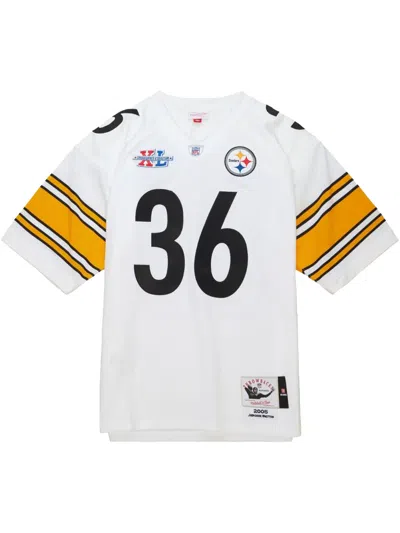 Mitchell & Ness Nfl Authentic "steelers 2005 Jerome Bettis" Jersey In White