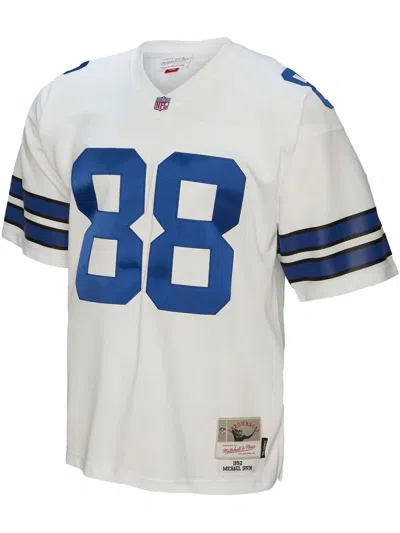 Mitchell & Ness Nfl "cowboys 1992 Michael Irvin" Jersey In White