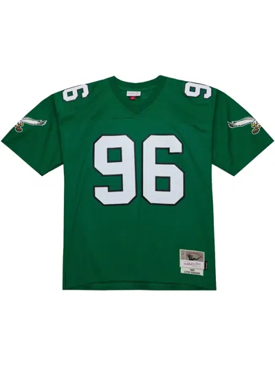 Mitchell & Ness Nfl Dark "eagles 1990 Clyde Simmons" Jersey In Green