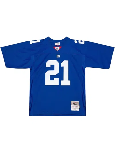Mitchell & Ness Nfl Dark "giants 2005 Tiki Barber" Jersey In Blue