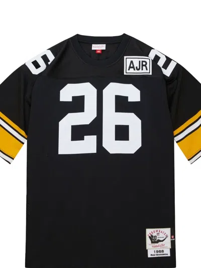 Mitchell & Ness Nfl Dark "steelers 1988 Rod Woodson" Jersey In Black