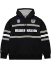 Mitchell & Ness Nfl Head Coach Vintage Logo Raiders "black" Hoodie In Black