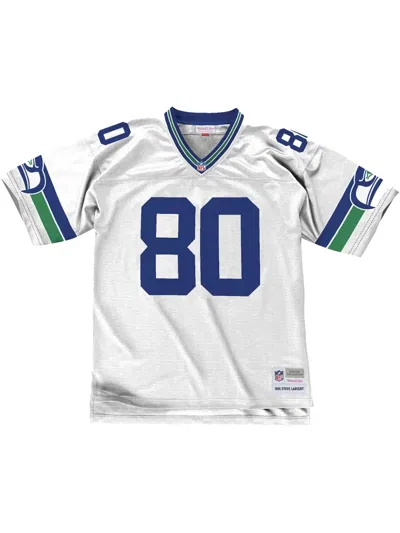Mitchell & Ness Nfl Legacy Seahawks 1985 Steve Largent Jersey In White