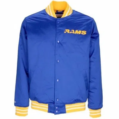 Mitchell & Ness Nfl Los Angeles Rams Heavyweight Jacket In Royal