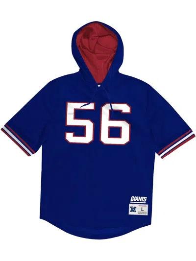 Mitchell & Ness Nfl N&n "giants 1990 Lawrence Taylor" Hoodie In Blue