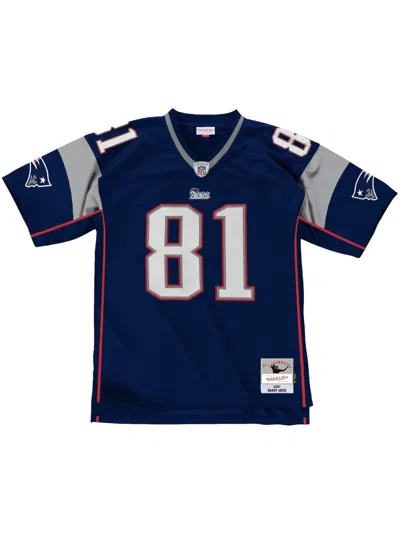 Mitchell & Ness "nfl New England Patriots 07 Randy Moss" Football Jersey In Blue