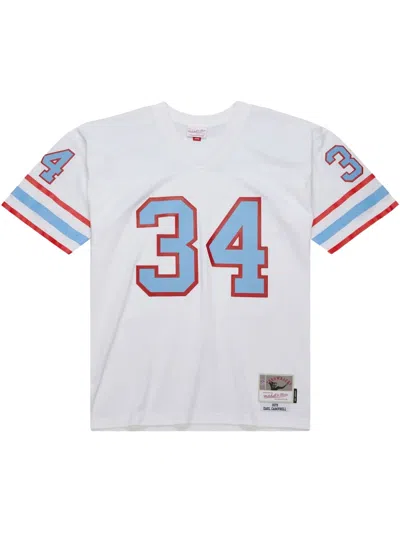 Mitchell & Ness Nfl "oilers 1979 Earl Campbell" Jersey In White